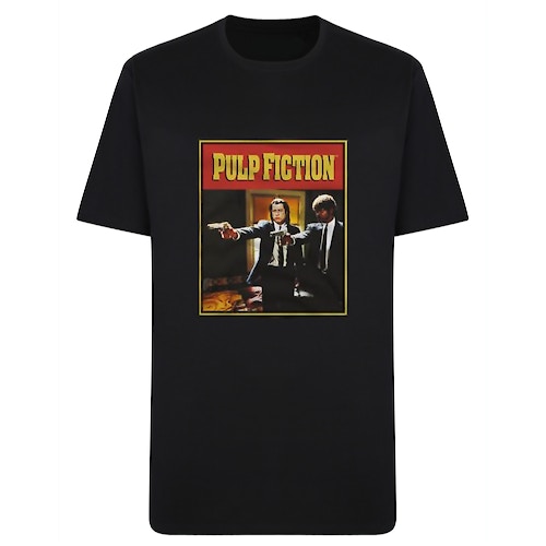 Bigdude Offizielles Pulp Fiction T-Shirt Schwarz